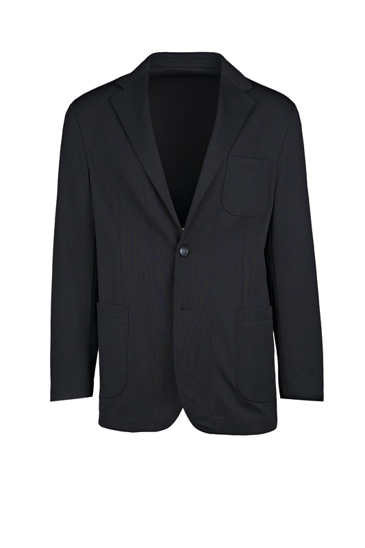Unlined micro-piqué jacquard blazer