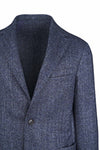 Deconstructed Herringbone jacket in wool & alpaca blend