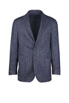 Deconstructed Herringbone jacket in wool & alpaca blend