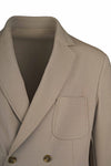 Unlined double-breasted jacket