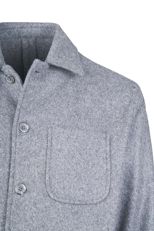 Unlined wool–cashmere chore jacket