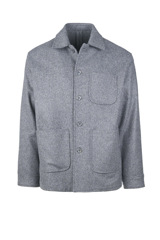 Unlined wool–cashmere chore jacket