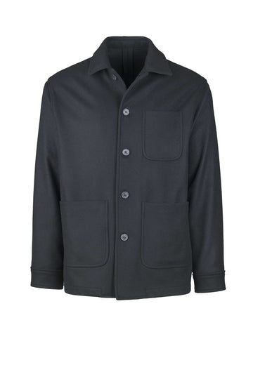 Unlined Wool Blend Chore Jacket