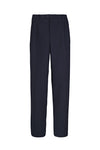 Wool Seersucker Textured Trousers