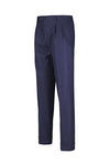 Double-pleat wool-cashmere trousers