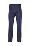 Double-pleat wool-cashmere trousers