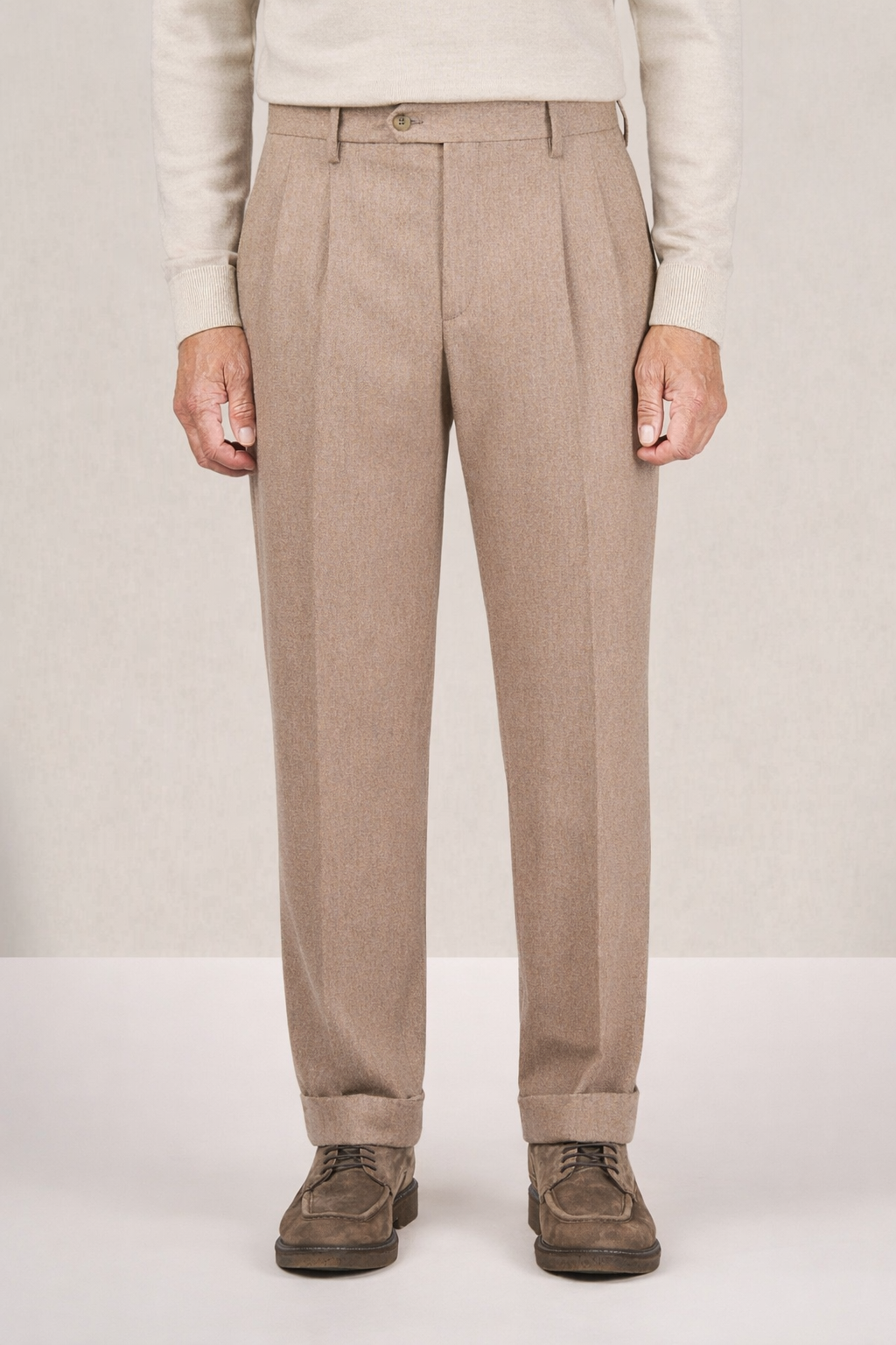 Double-pleat wool trousers - MONTEZEMOLO