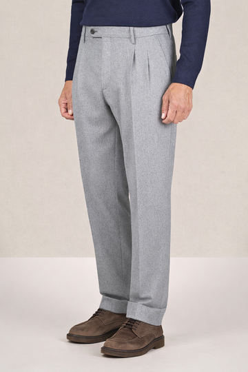 Double-pleat wool trousers - MONTEZEMOLO