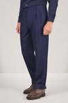 Double-pleat wool trousers - MONTEZEMOLO