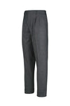 Wide-Leg Wool-stretch pleated trousers