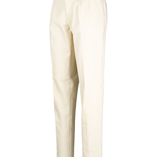 Twill Mélange Flecked Trousers - MONTEZEMOLO