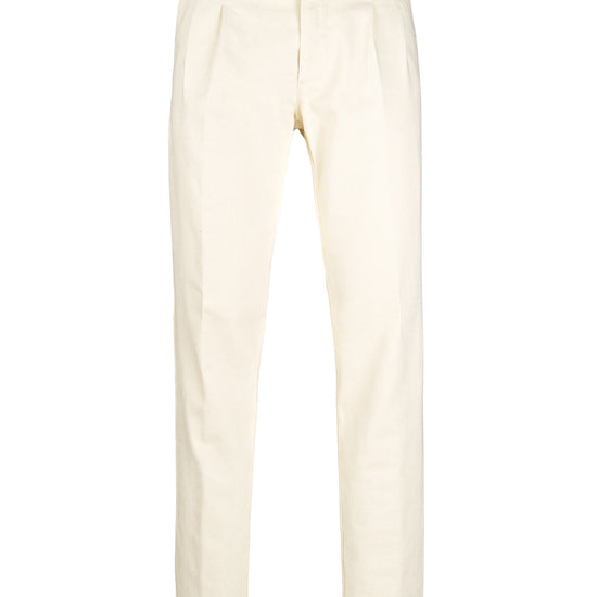 Twill Mélange Flecked Trousers - MONTEZEMOLO