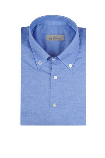 Cotton Melangé button-Down Shirt