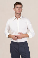 ACTIVE Wool Spear Collar Shirt