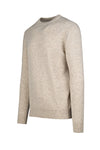 Wool crewneck sweater