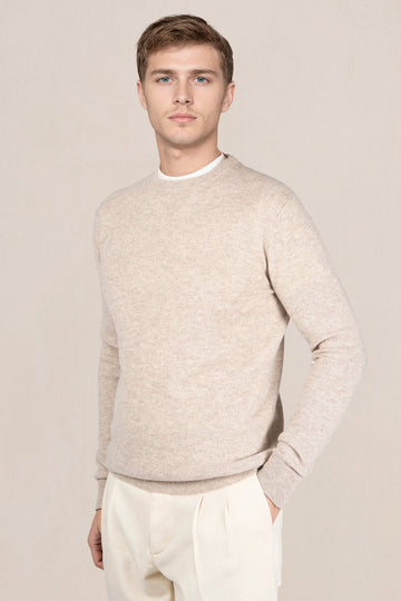 Wool crewneck sweater