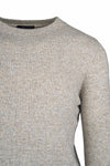 Crewneck Mouline Sweater - MONTEZEMOLO