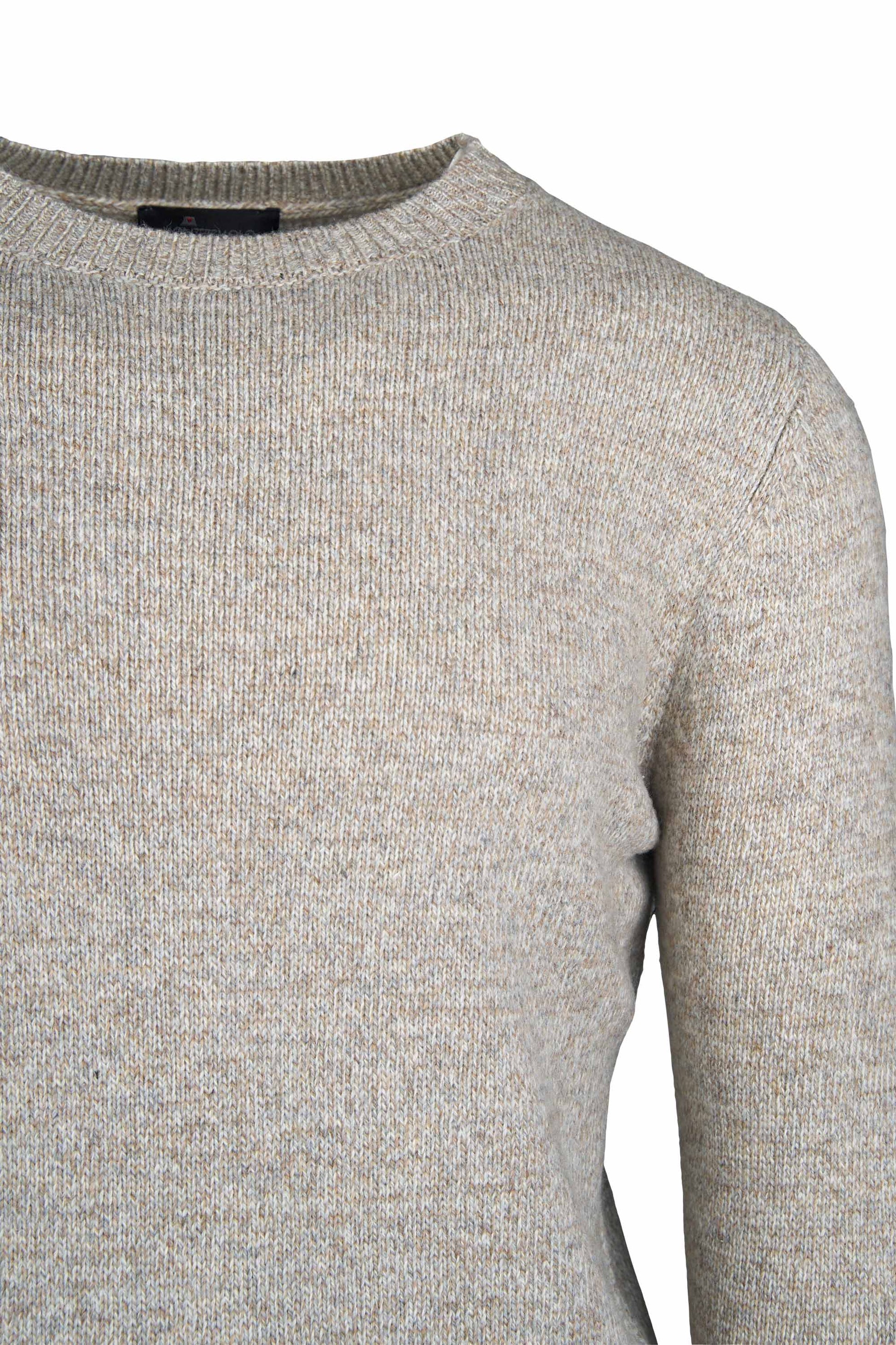 Crewneck Mouline Sweater - MONTEZEMOLO