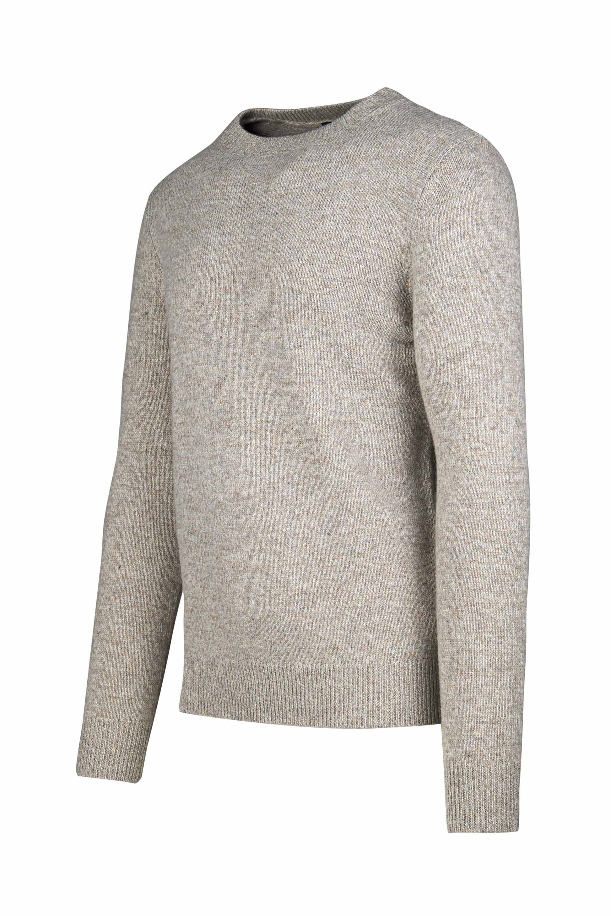 Crewneck Mouline Sweater - MONTEZEMOLO