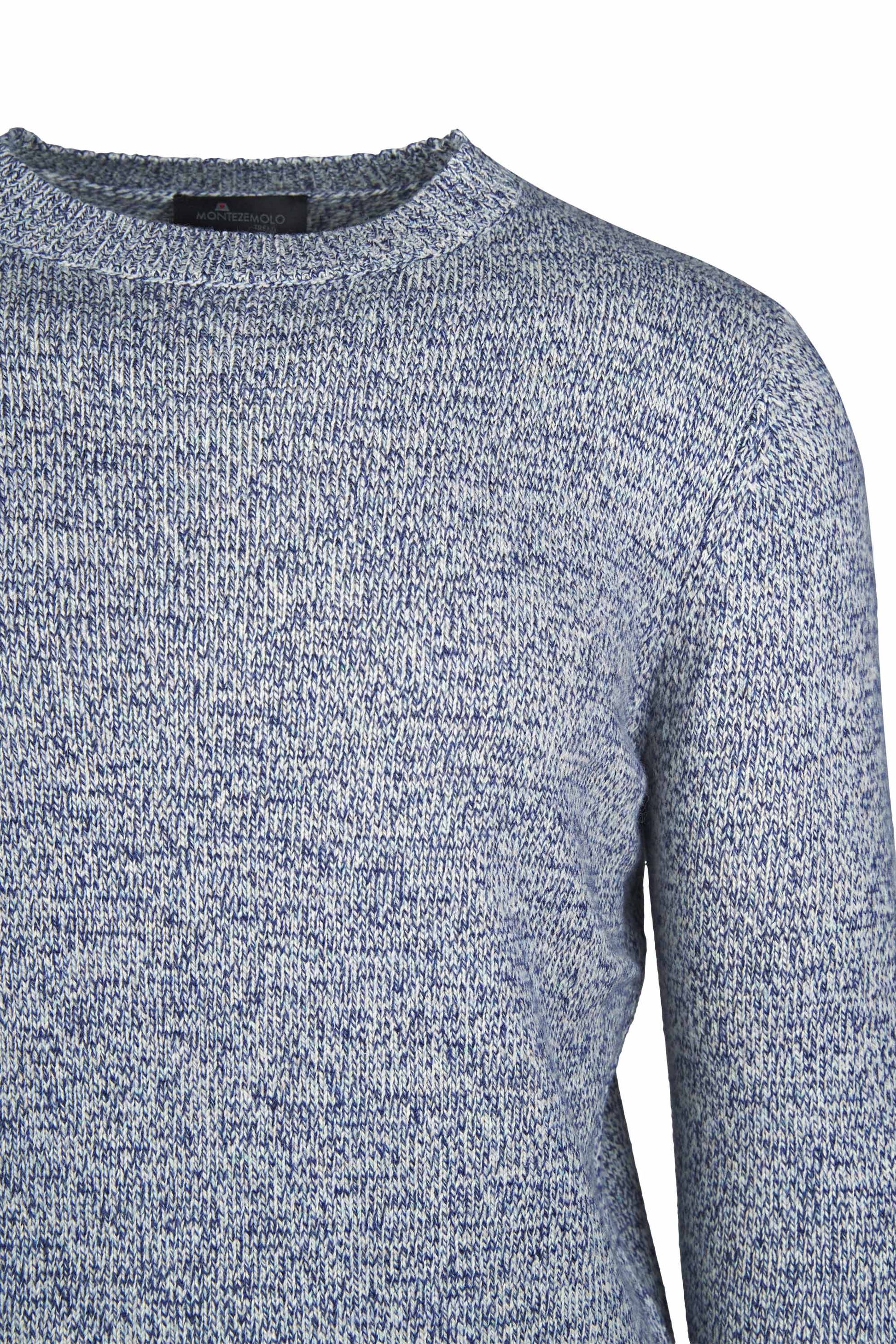 Crewneck Mouline Sweater - MONTEZEMOLO