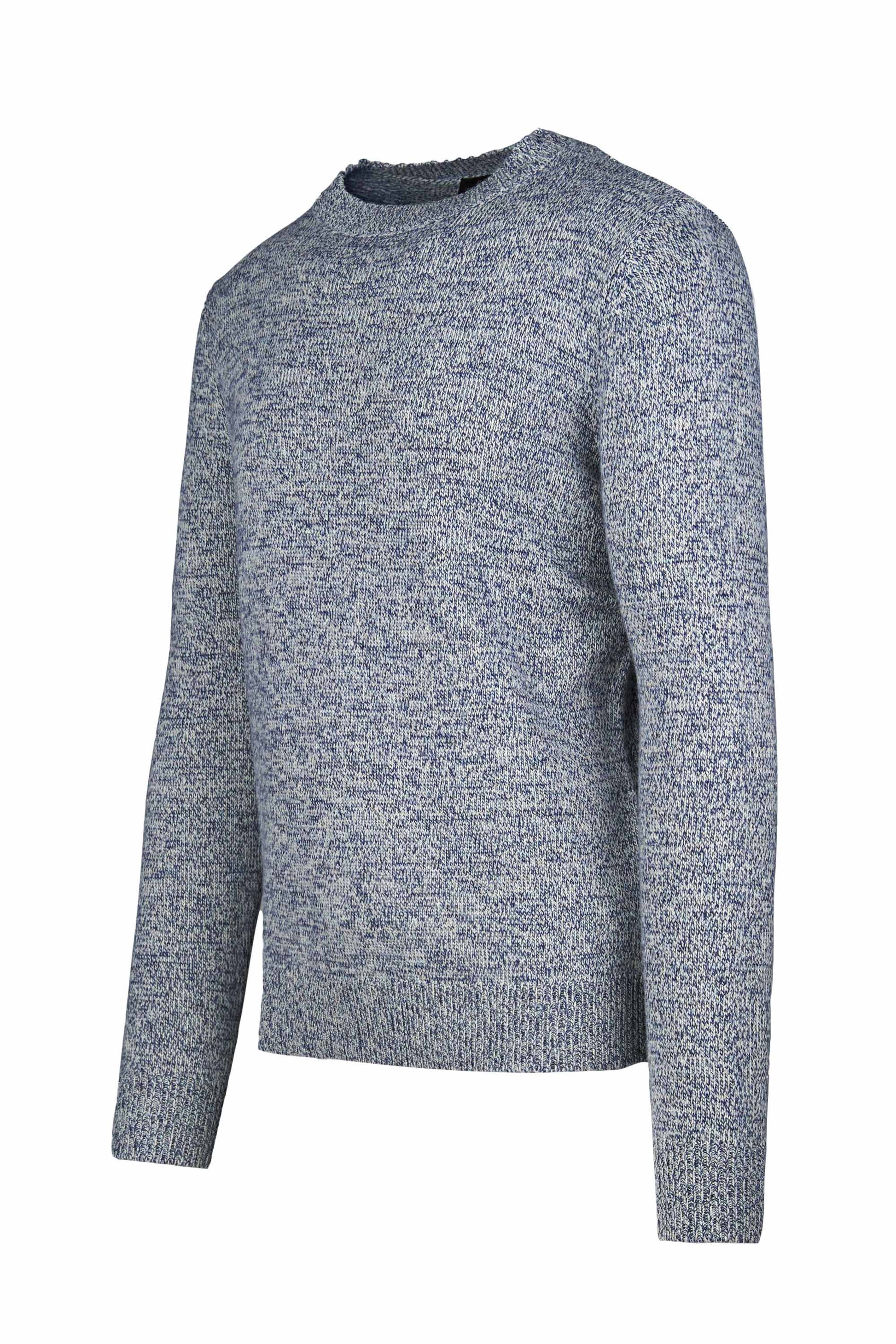 Crewneck Mouline Sweater - MONTEZEMOLO