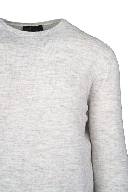 Bouclé Mélange Crewneck