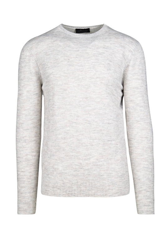 Bouclé Mélange Crewneck