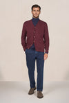 Mouliné Merino & Cashmere Cardigan