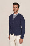 Mouliné Merino & Cashmere Cardigan