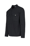 Shirt-style full-zip knit