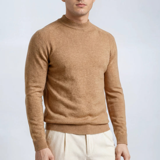 Mock-Neck Sweater - MONTEZEMOLO