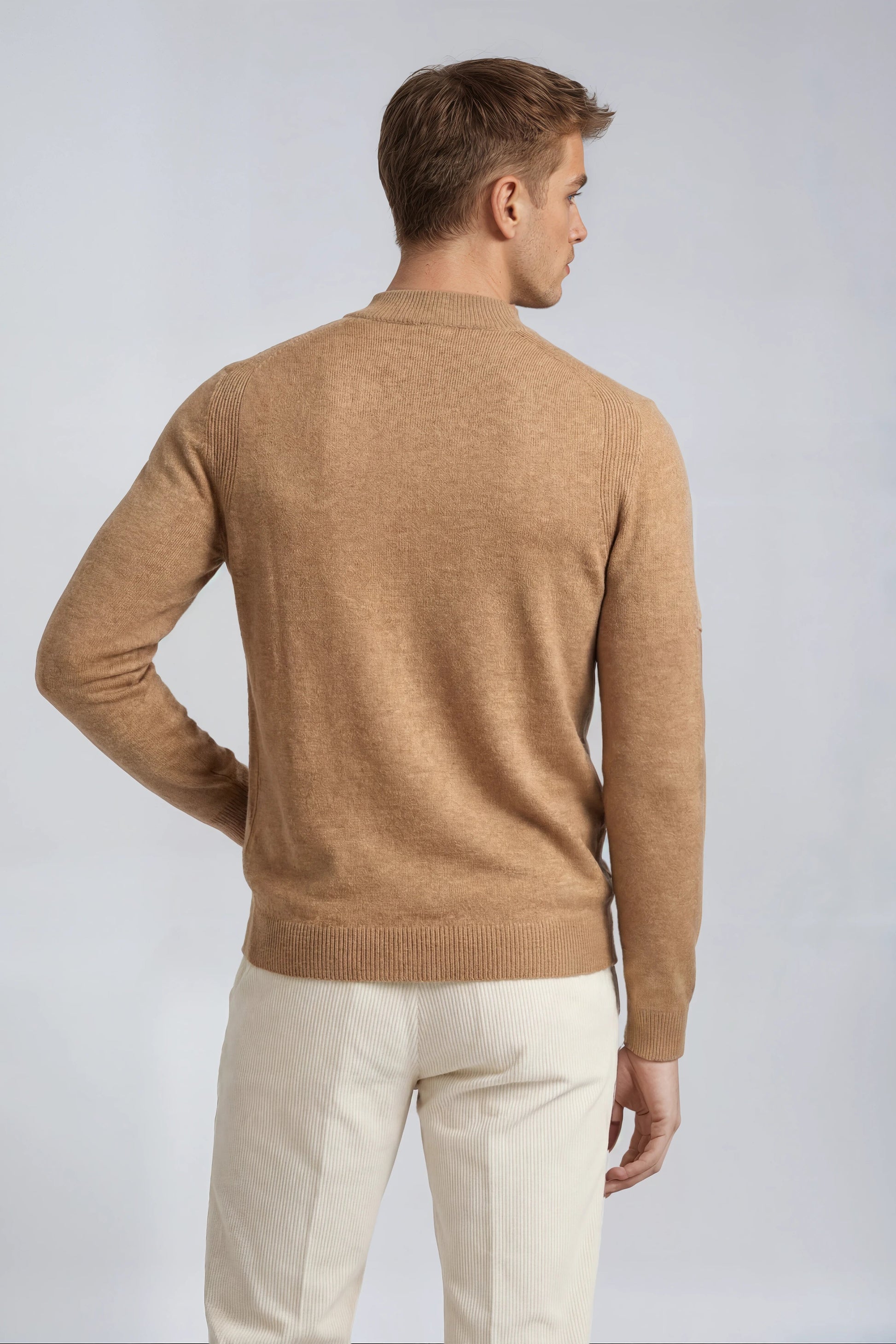 Mock-Neck Sweater - MONTEZEMOLO