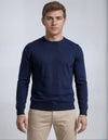 Crewneck Merino-wool blend