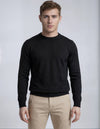 Crewneck Merino-wool blend