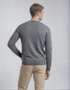Crewneck Merino-wool blend