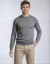 Crewneck Merino-wool blend