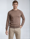 Crewneck Merino-wool blend