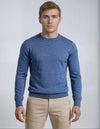 Crewneck Merino-wool blend