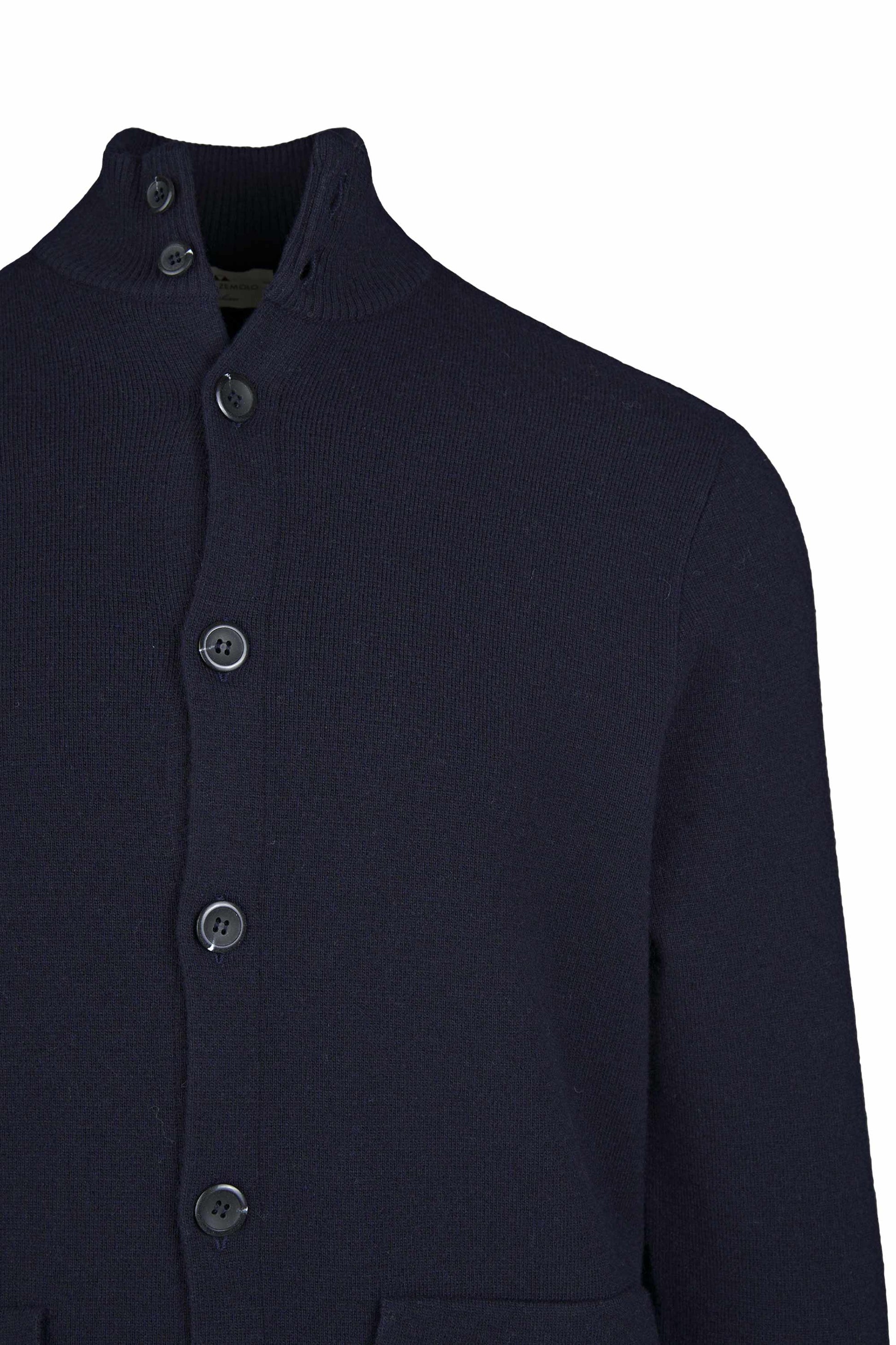 High-neck pocket cardigan - MONTEZEMOLO