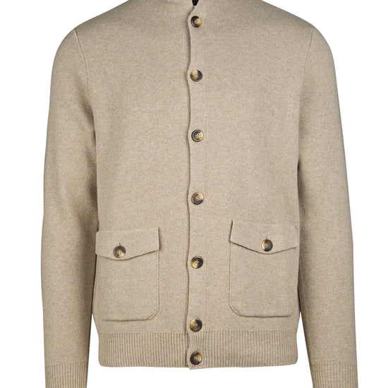 High-neck pocket cardigan - MONTEZEMOLO