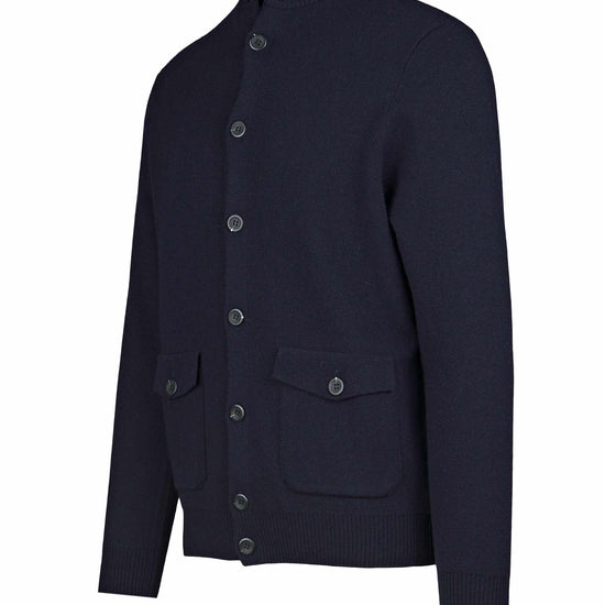 High-neck pocket cardigan - MONTEZEMOLO