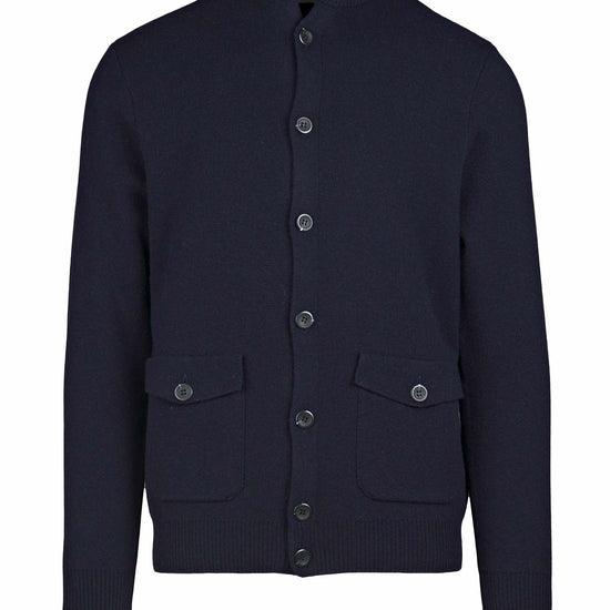 High-neck pocket cardigan - MONTEZEMOLO