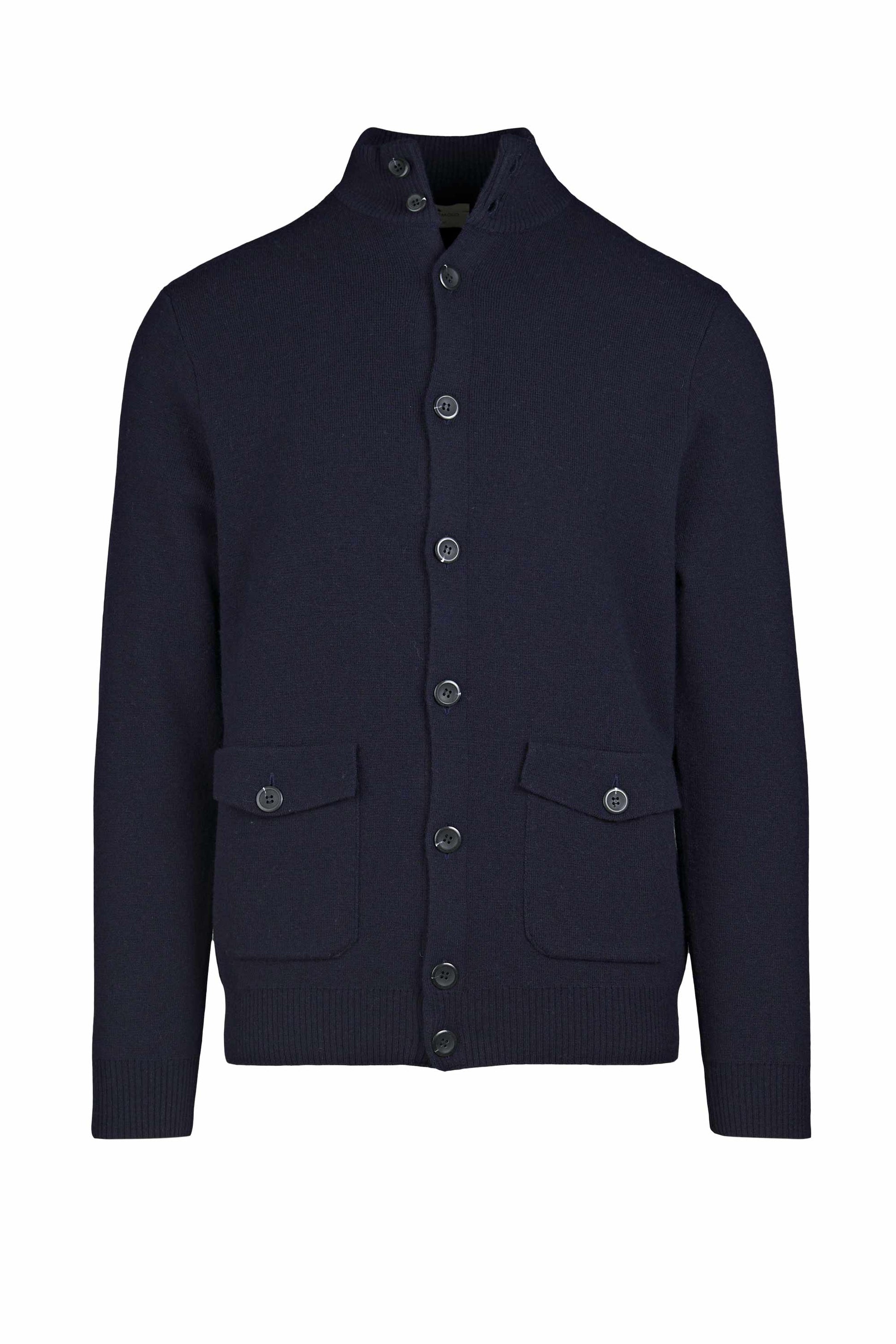 High-neck pocket cardigan - MONTEZEMOLO