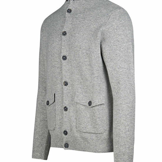 High-neck pocket cardigan - MONTEZEMOLO