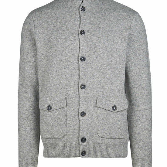 High-neck pocket cardigan - MONTEZEMOLO