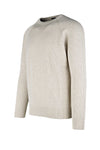 Cotton ribbed raglan sweater