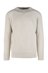 Cotton ribbed raglan sweater