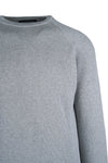 Cotton ribbed raglan sweater