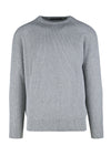 Cotton ribbed raglan sweater