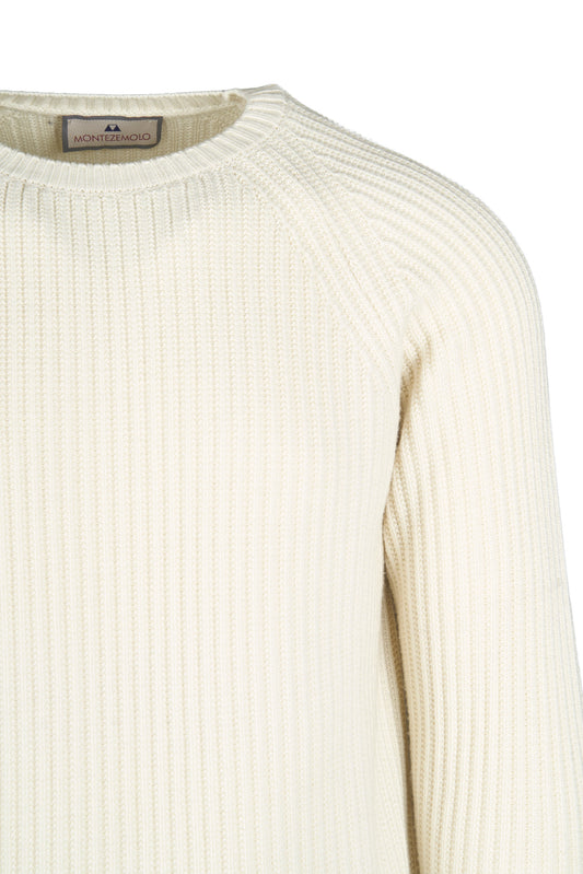 Raglan English-Rib Sweater - MONTEZEMOLO
